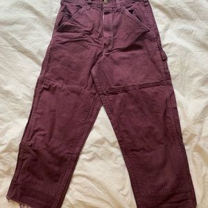 Stan Ray Painter Pants S Wine/Cranberry